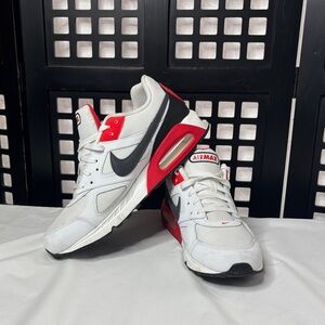 ❤️ Nike Air Max IVO White Habanero Red Men’s 11.5 CD1540-100 Sneakers ❤️